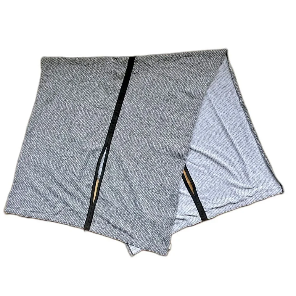 Lululemon Vinyasa Wrap, Hazy Heather/Heathered White/Heathered Black/Black, EUC